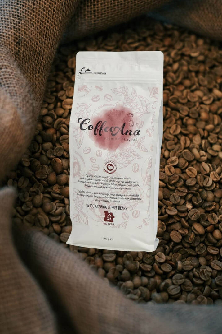 CoffeeAna %100 Arabica Angola Espresso – 1000 gr | Orta-Koyu Kavurma | Orta Gövde | Egzotik Meyve Aromalı - 5