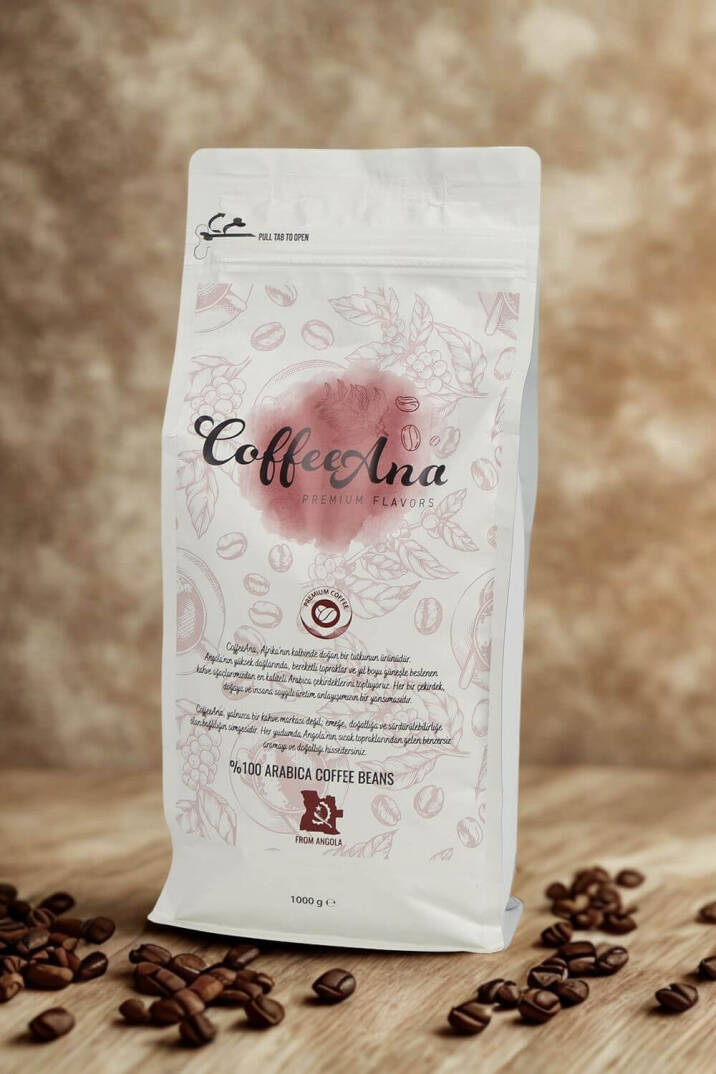 CoffeeAna %100 Arabica Angola Espresso – 1000 gr | Orta-Koyu Kavurma | Orta Gövde | Egzotik Meyve Aromalı - 4