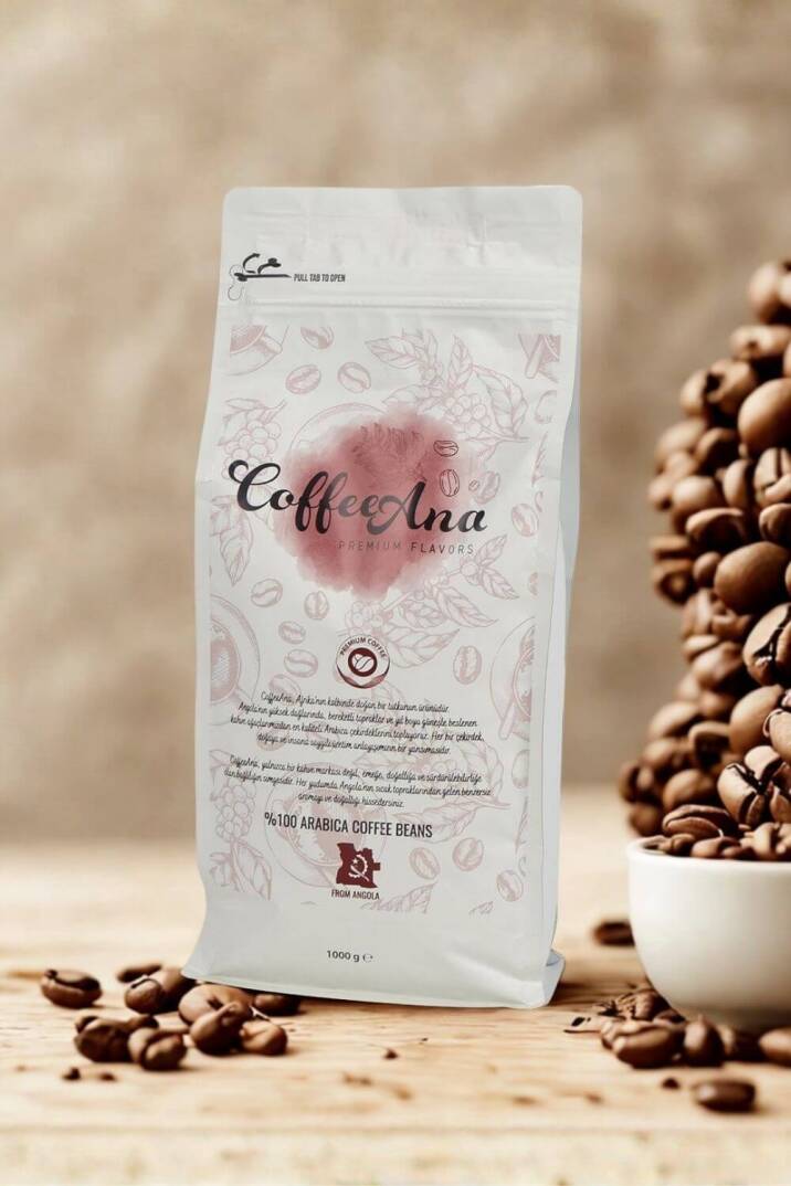 CoffeeAna %100 Arabica Angola Espresso – 1000 gr | Orta-Koyu Kavurma | Orta Gövde | Egzotik Meyve Aromalı - 1