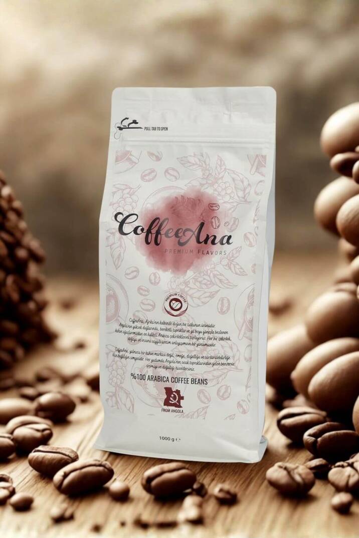 CoffeeAna %100 Arabica Angola Espresso – 1000 gr | Orta-Koyu Kavurma | Orta Gövde | Egzotik Meyve Aromalı - 6