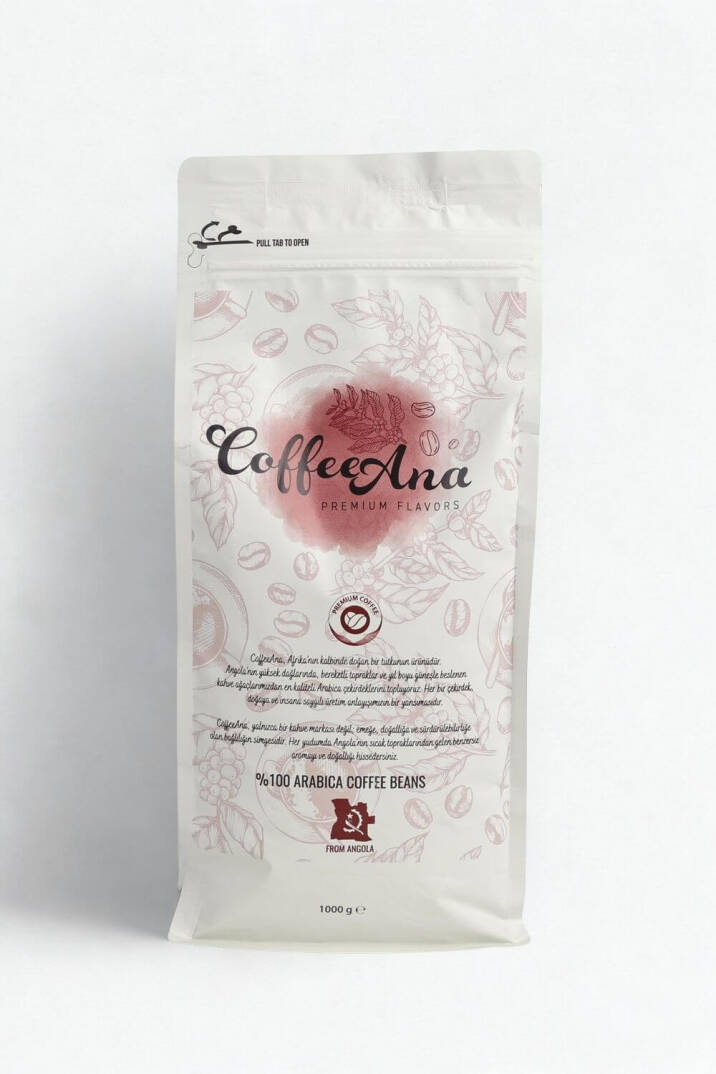 CoffeeAna %100 Arabica Angola Espresso – 1000 gr | Orta-Koyu Kavurma | Orta Gövde | Egzotik Meyve Aromalı - 10