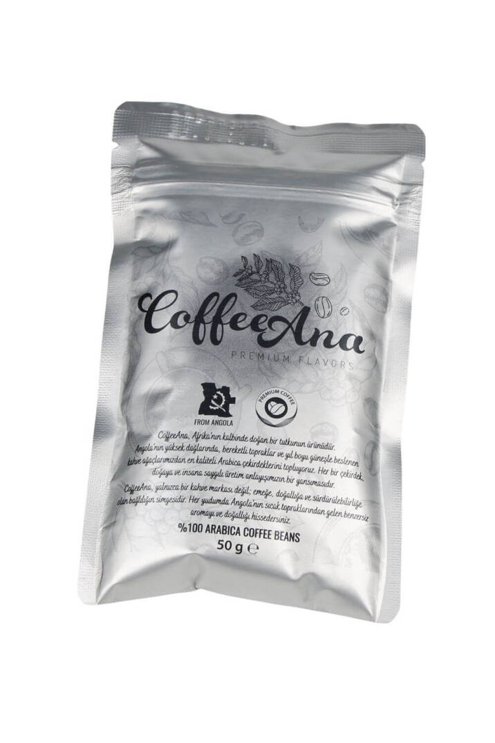 CoffeeAna %100 Arabica Angola Espresso | Orta-Koyu Kavurma | 50 gr | Orta Gövde, Dolgun Tat - 1